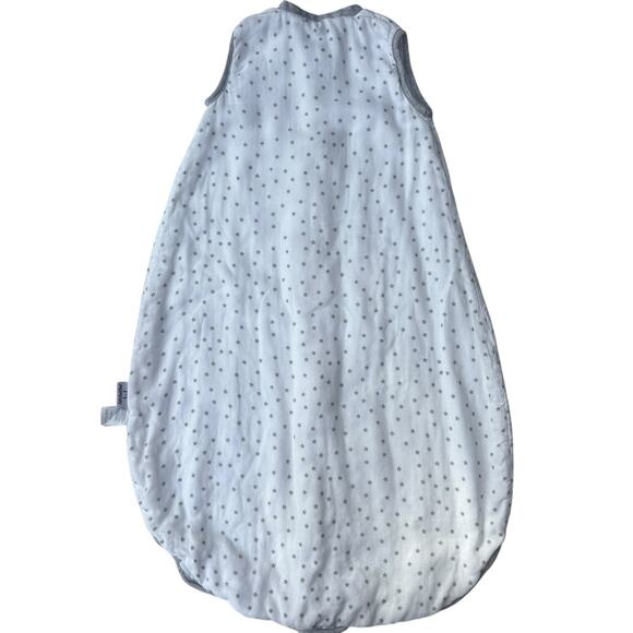 Momcozy Baby Sleep Sack 12-18 Mos. Lightweight White Star Rayon Bamboo 2 Way Zip - Picture 2 of 9